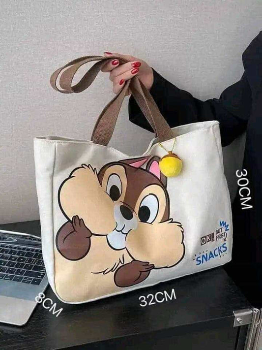 Cute & Adorable Tote Bag – Big Size with Chain System