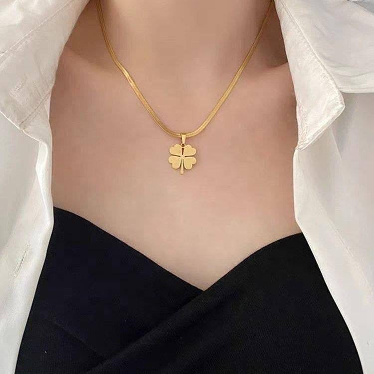 Stainless Steel Clover & Snake Chains with a Fade-Proof Colour Guarantee