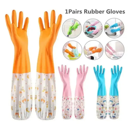 Winter Waterproof Long Hand Gloves with Inner Foam