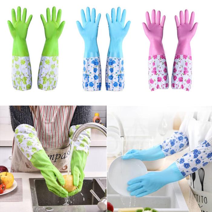 Winter Waterproof Long Hand Gloves with Inner Foam