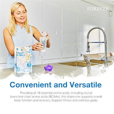 Forever Lite Ultra Vanilla Protein Shake Mix with Aminotein – 375 gm