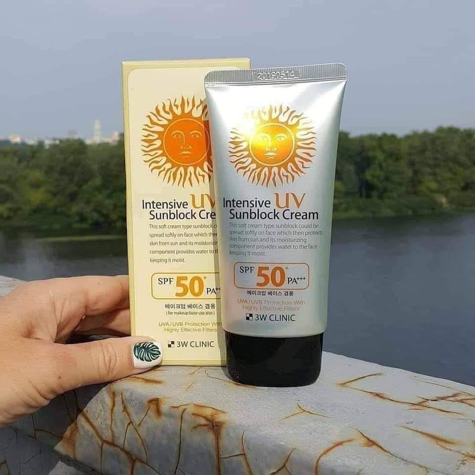 3W Clinic UV Sunscreen Cream SPF50++