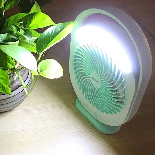 JOYKALY YG-719 রিচার্জেবল ফ্যান উইথ LED লাইট