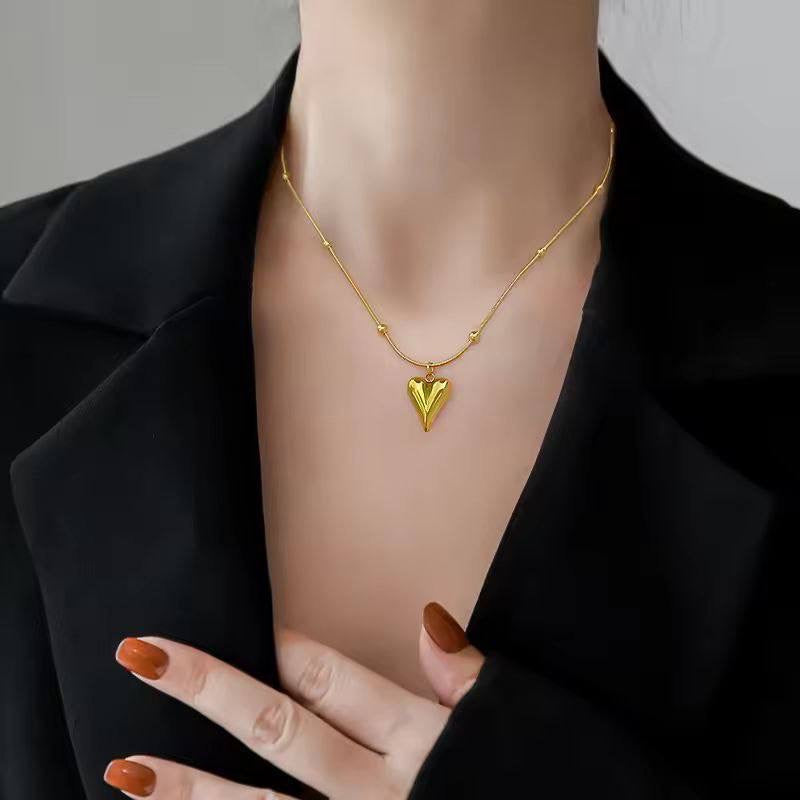 Premium Stainless Steel Heart Necklace