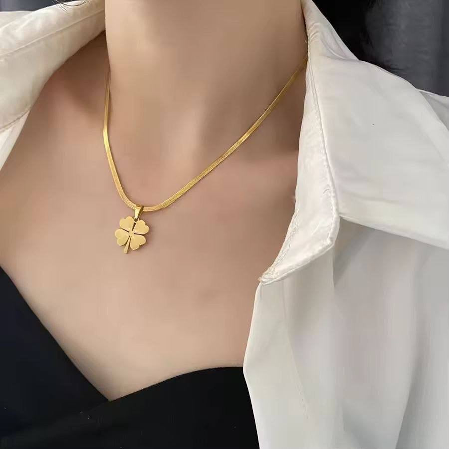 Stainless Steel Clover & Snake Chains with a Fade-Proof Colour Guarantee