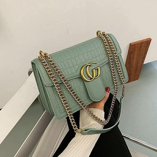 New Luxury Gucci Leather Shoulder Bag