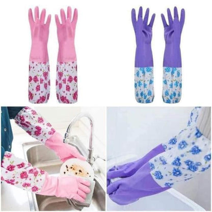 Winter Waterproof Long Hand Gloves with Inner Foam