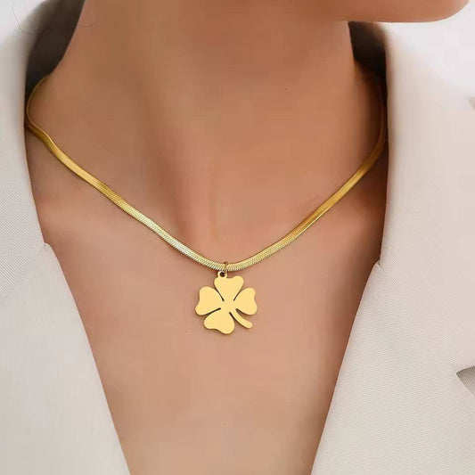 Stainless Steel Clover & Snake Chains with a Fade-Proof Colour Guarantee
