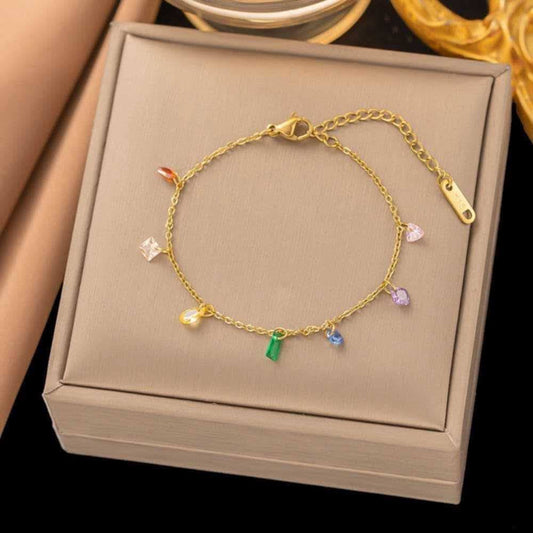 Anklet 
Stainless steel 
Colour gurantee
