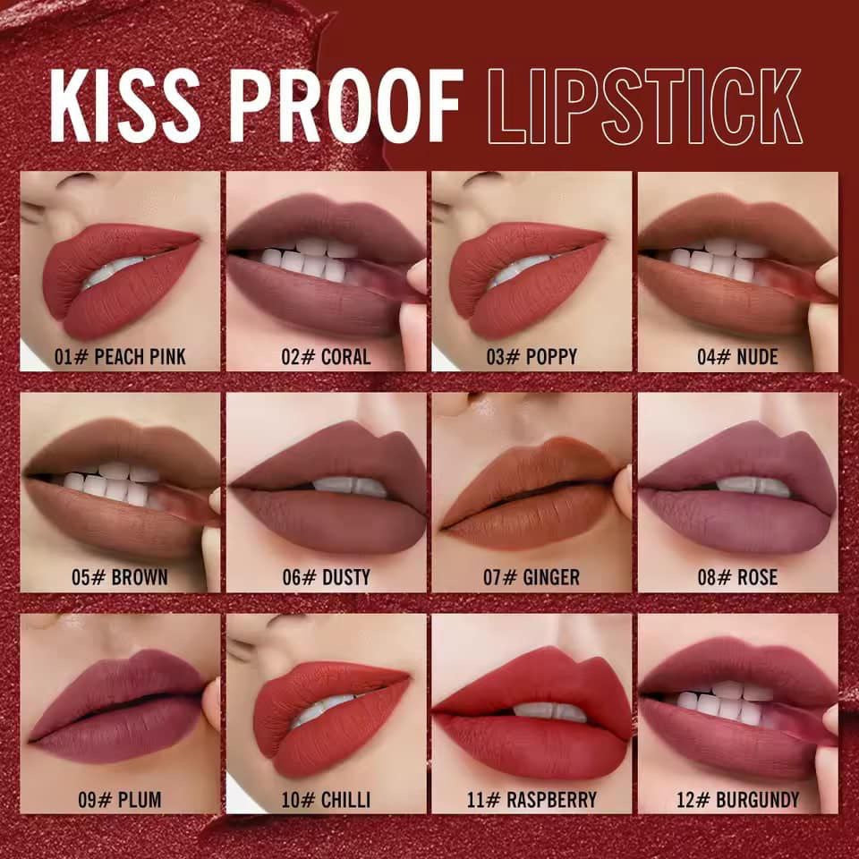 𝐈𝐌𝐀𝐆𝐈𝐂 Bullet Lipstick – 100% Matte, Long Lasting & Smudge Proof