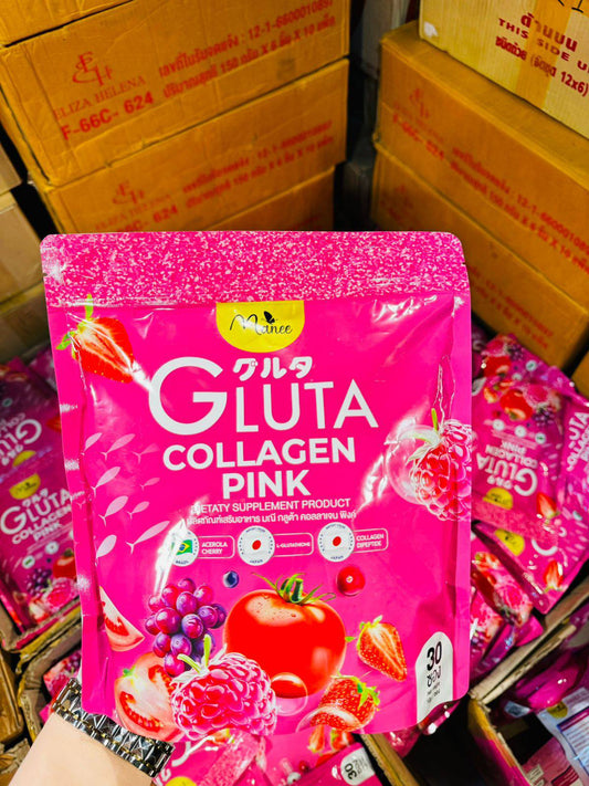 Manee Gluta Collagen Pink Juice – 30 Sachets