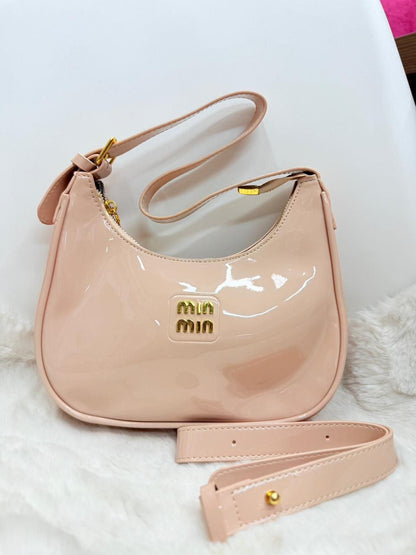 Trendy Mini Patent Leather Shoulder Bag – Chic &amp; Stylish