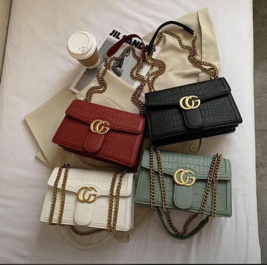 New Luxury Gucci Leather Shoulder Bag