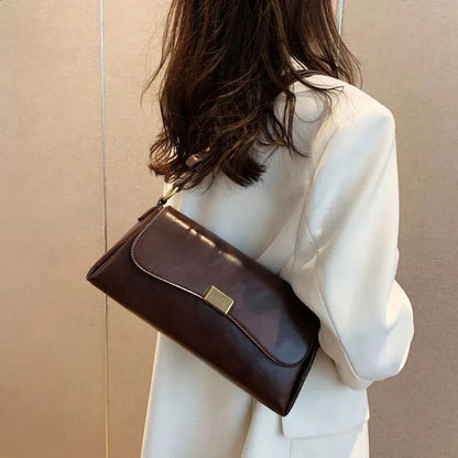 New Ladies Messenger Bag – Stylish Contrast Color Shoulder & Mobile Phone Bag