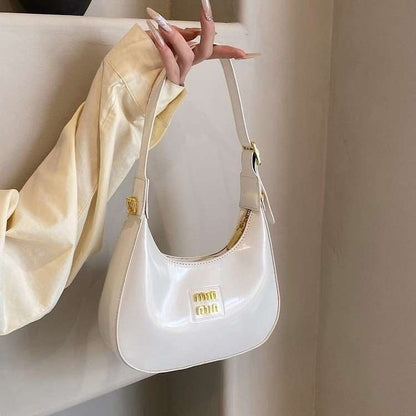 Trendy Mini Patent Leather Shoulder Bag – Chic &amp; Stylish