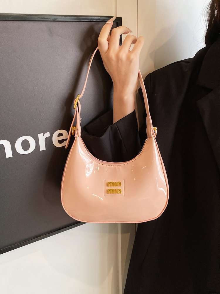 Trendy Mini Patent Leather Shoulder Bag – Chic &amp; Stylish