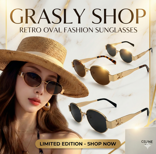 Retro Oval Fashion Sunglasses