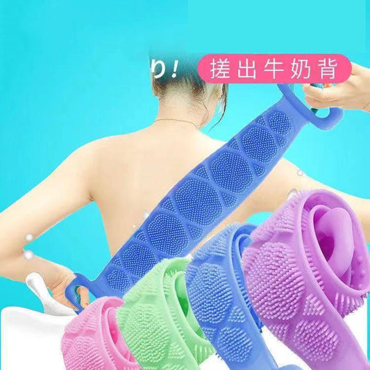 Strong Silicone Body Scrubber- Multicolour- 1pcs