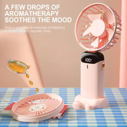 Foldable Hanging Neck Mini Cooling Fan