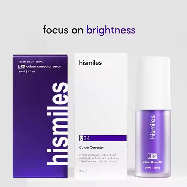 Hismile V34 Colour Corrector Serum, Teeth Whitening