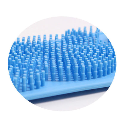 Strong Silicone Body Scrubber- Multicolour- 1pcs
