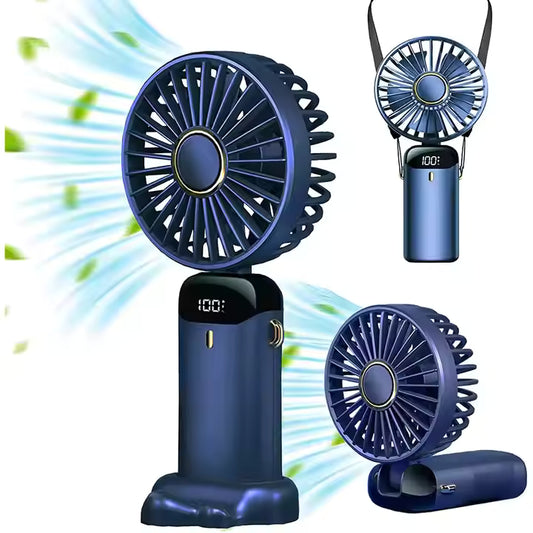 Foldable Hanging Neck Mini Cooling Fan