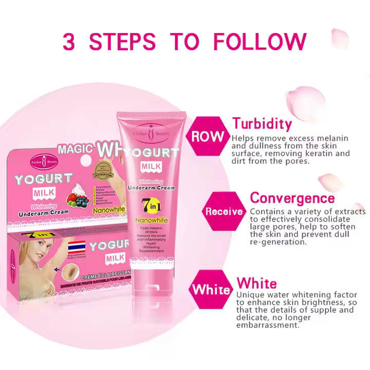 Magic White Yogurt Milk Whitening Underarm Cream