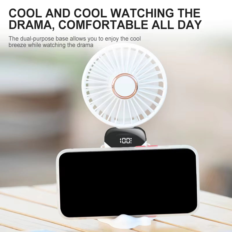 Foldable Hanging Neck Mini Cooling Fan
