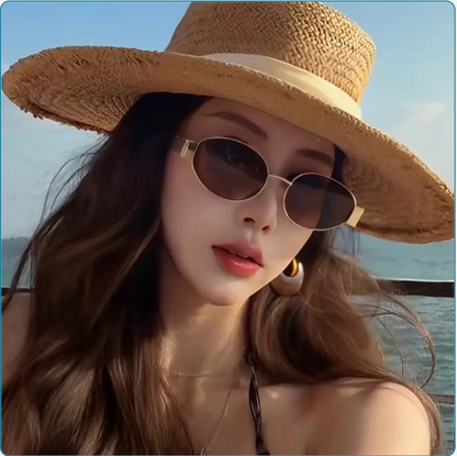 Retro Oval Fashion Sunglasses
