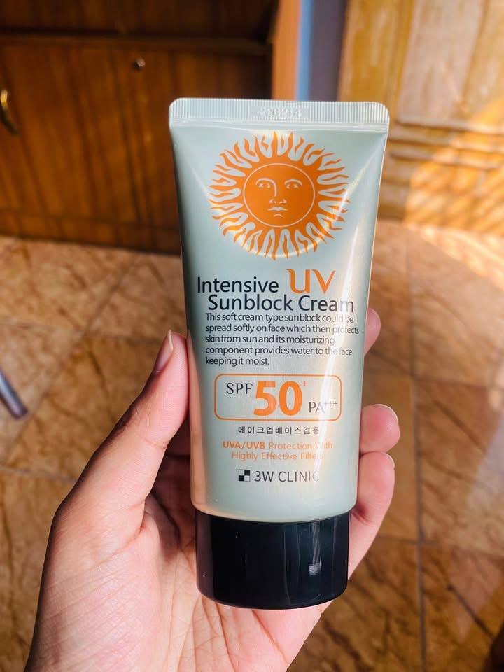 3W Clinic UV Sunscreen Cream SPF50++