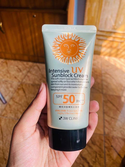 3W Clinic UV Sunscreen Cream SPF50++