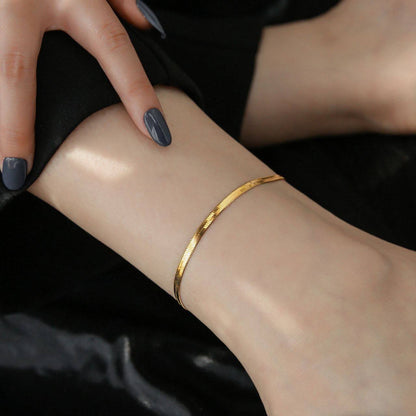 Elegant Titanium Steel Anklet (100% Colour guarantee)