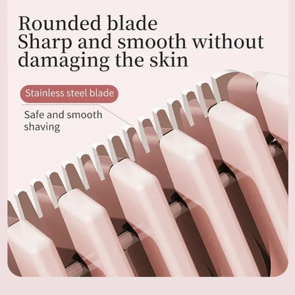Electric Double-Headed Hair Remover ব্যথা বা জ্বালাপোড়া ছাড়াই পান নিখুঁত ও মসৃণ ত্বক!