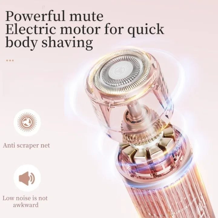 Electric Double-Headed Hair Remover ব্যথা বা জ্বালাপোড়া ছাড়াই পান নিখুঁত ও মসৃণ ত্বক!