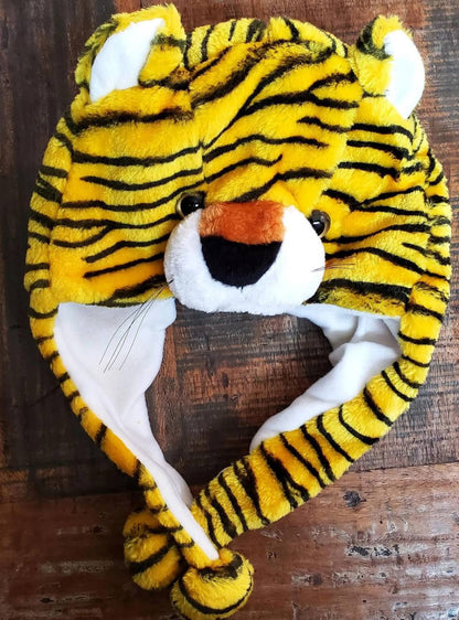Cute Animal Plush Winter Hat with Moving Ears