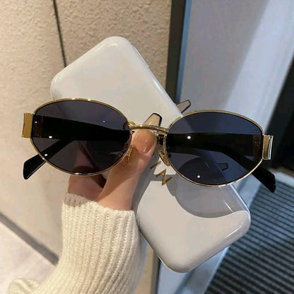 Retro Oval Fashion Sunglasses