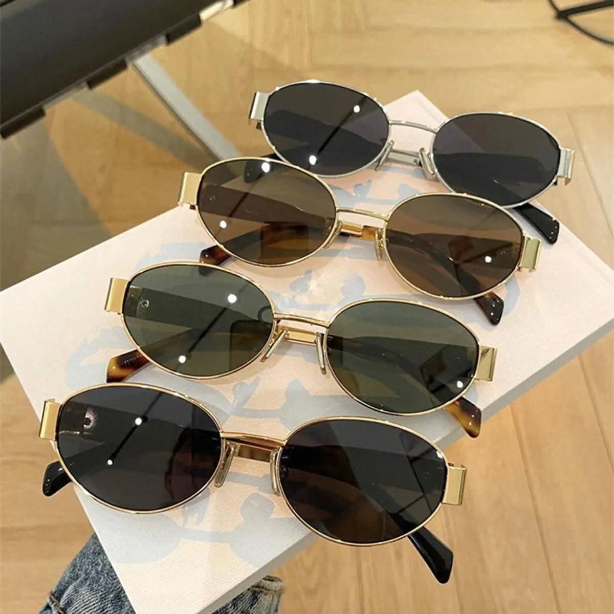 Retro Oval Fashion Sunglasses