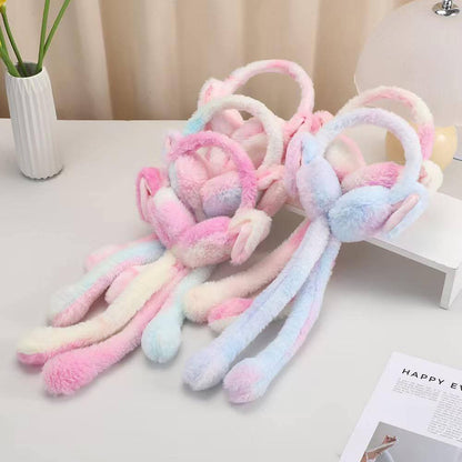 Viral Moving Rabbit Ears Winter Earmuffs 🐰❄️