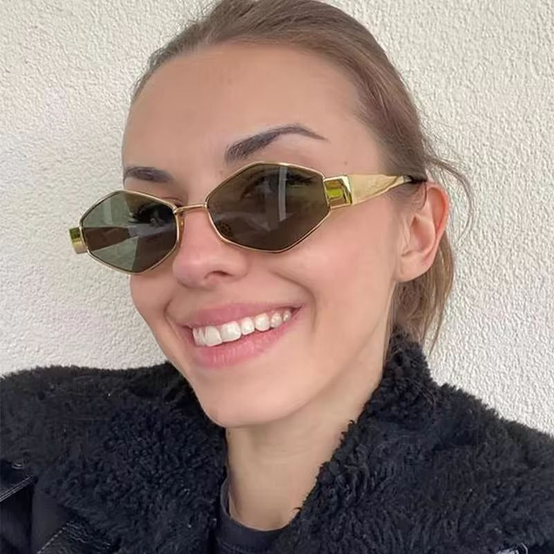 Trendy Hexagon Sunglasses – Premium Vintage Look 😎
