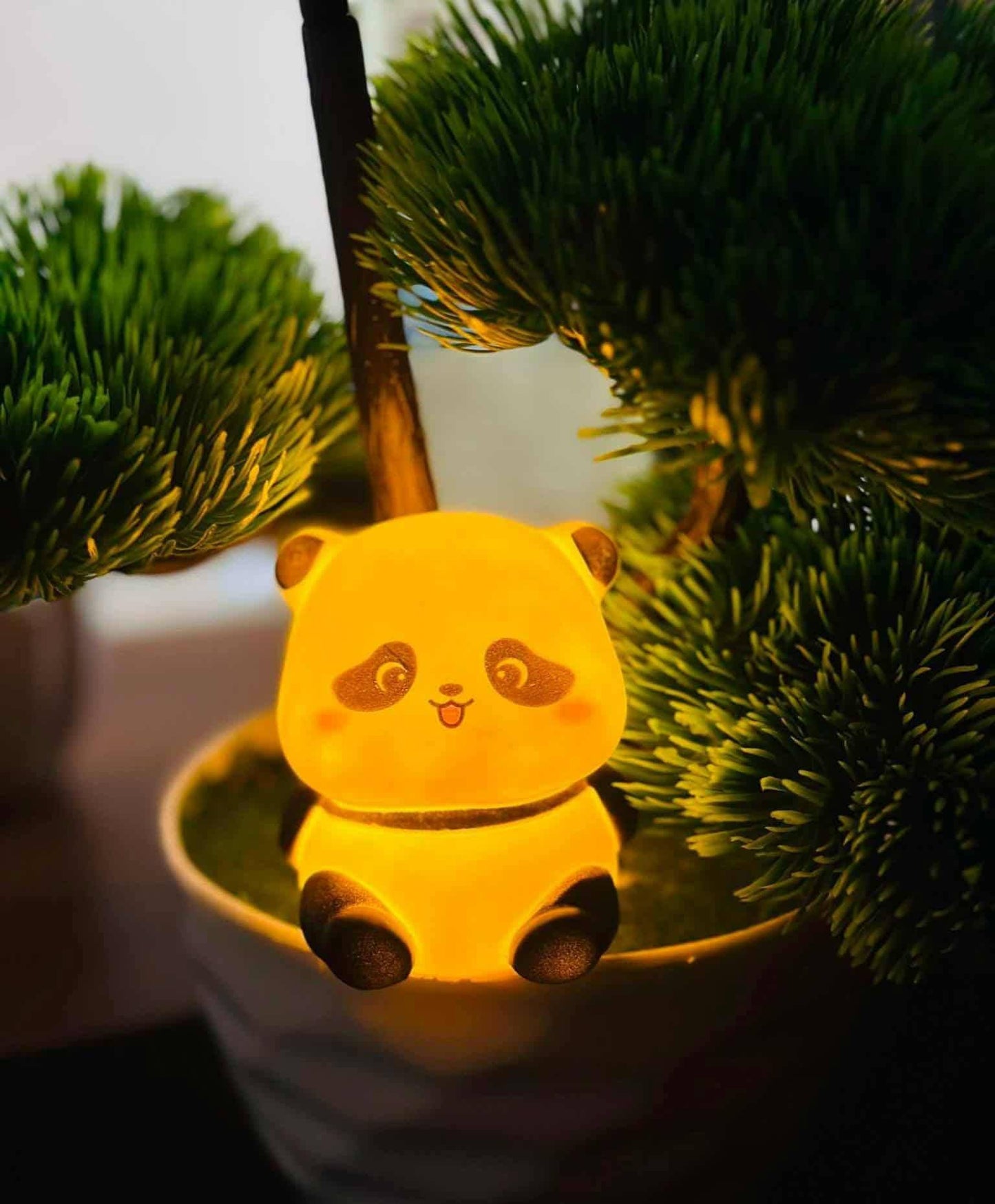 Cute Soft Silicon Panda Night Light – Safe & Perfect Gift