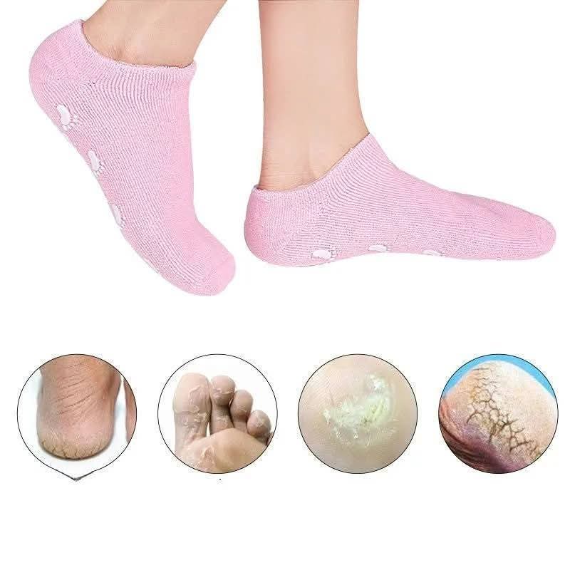 Silicone Moisturising Gel Socks