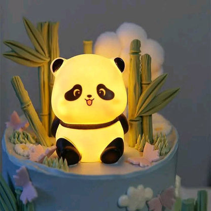 Cute Soft Silicon Panda Night Light – Safe & Perfect Gift