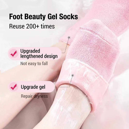 Silicone Moisturising Gel Socks