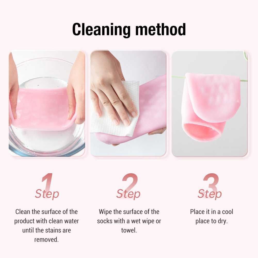 Silicone Moisturising Gel Socks